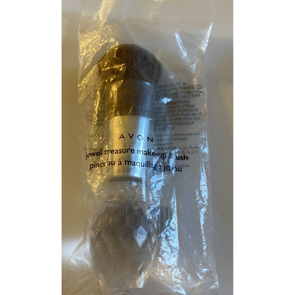 Avon-Jewel Treasure Makeup Brush-5" Long In Sealed Bag-New